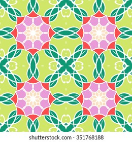 Abstract vintage pattern. Good for tiles, printing on paper and fabric.