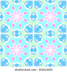 Abstract vintage pattern. Good for tiles, printing on paper and fabric.