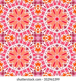 Abstract vintage pattern. Good for tiles, printing on paper and fabric.
