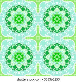 Abstract vintage pattern. Good for tiles, printing on paper and fabric.