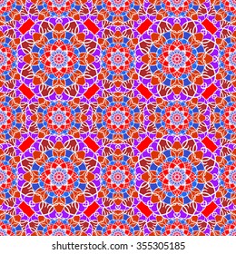 Abstract vintage pattern. Good for tiles, printing on paper and fabric.
