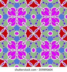 Abstract vintage pattern. Good for tiles, printing on paper and fabric.

