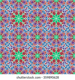 Abstract vintage pattern. Good for tiles, printing on paper and fabric.
