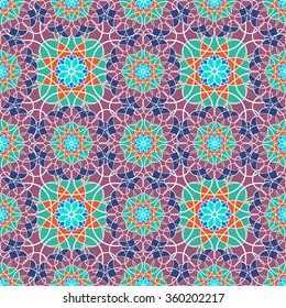 Abstract vintage pattern. Good for tiles, printing on paper and fabric.
