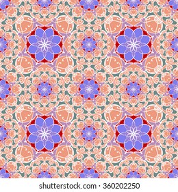 Abstract vintage pattern. Good for tiles, printing on paper and fabric.

