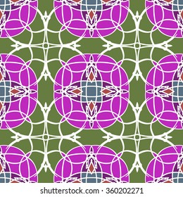 Abstract vintage pattern. Good for tiles, printing on paper and fabric.
