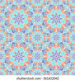 Abstract vintage pattern. Good for tiles, printing on paper and fabric.
