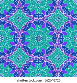 Abstract vintage pattern. Good for tiles, printing on paper and fabric.
