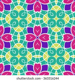 Abstract vintage pattern. Good for tiles, printing on paper and fabric.
