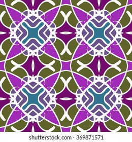 Abstract vintage pattern. Good for tiles, printing on paper and fabric.
