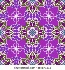Abstract vintage pattern. Good for tiles, printing on paper and fabric.
