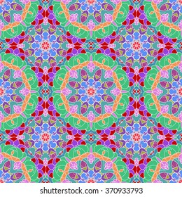 Abstract vintage pattern. Good for tiles, printing on paper and fabric.
