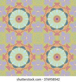 Abstract vintage pattern. Good for tiles, printing on paper and fabric.