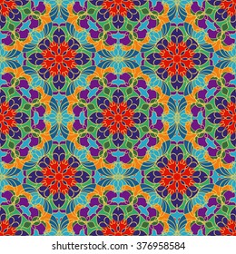 Abstract vintage pattern. Good for tiles, printing on paper and fabric.