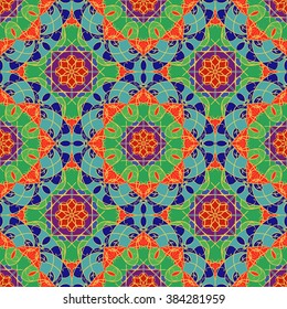 Abstract vintage pattern. Good for tiles, printing on paper and fabric.