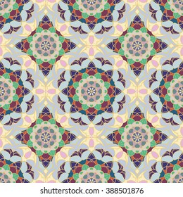 Abstract vintage pattern. Good for tiles, printing on paper and fabric.