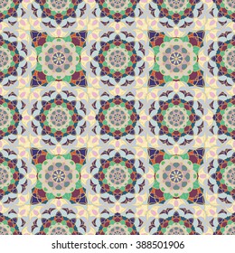 Abstract vintage pattern. Good for tiles, printing on paper and fabric.