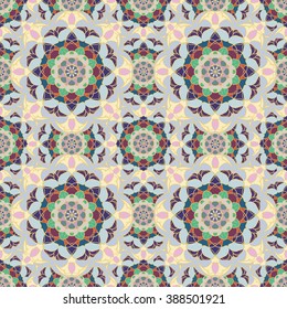 Abstract vintage pattern. Good for tiles, printing on paper and fabric.