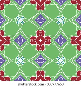 Abstract vintage pattern. Good for tiles, printing on paper and fabric.