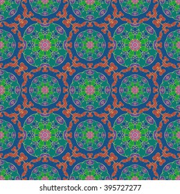 Abstract vintage pattern. Good for tiles, printing on paper and fabric.