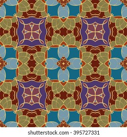 Abstract vintage pattern. Good for tiles, printing on paper and fabric.