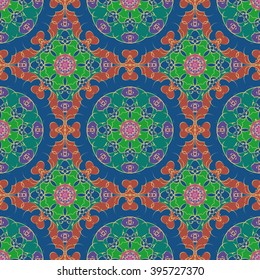 Abstract vintage pattern. Good for tiles, printing on paper and fabric.