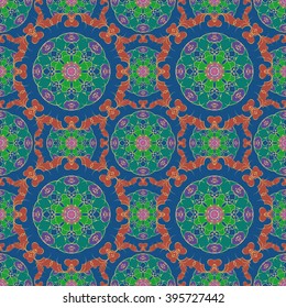 Abstract vintage pattern. Good for tiles, printing on paper and fabric.