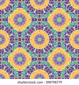 Abstract vintage pattern. Good for tiles, printing on paper and fabric.