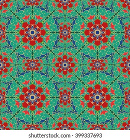 Abstract vintage pattern. Good for tiles, printing on paper and fabric.
