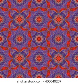Abstract vintage pattern. Good for tiles, printing on paper and fabric.