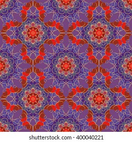 Abstract vintage pattern. Good for tiles, printing on paper and fabric.