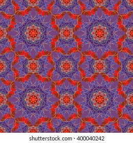 Abstract vintage pattern. Good for tiles, printing on paper and fabric.