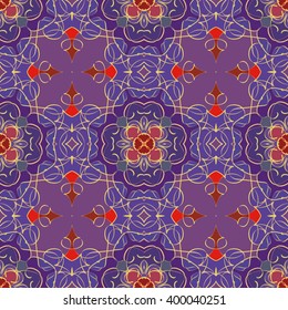 Abstract vintage pattern. Good for tiles, printing on paper and fabric.