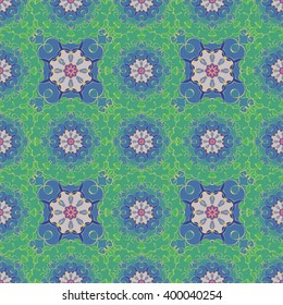 Abstract vintage pattern. Good for tiles, printing on paper and fabric.