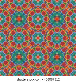 Abstract vintage pattern. Good for tiles, printing on paper and fabric.