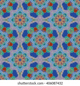 Abstract vintage pattern. Good for tiles, printing on paper and fabric.
