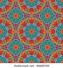 Abstract vintage pattern. Good for tiles, printing on paper and fabric.