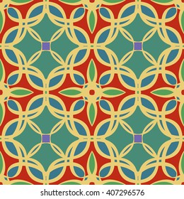 Abstract vintage pattern. Good for tiles, printing on paper and fabric.