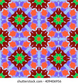 Abstract vintage pattern. Good for tiles, printing on paper and fabric.