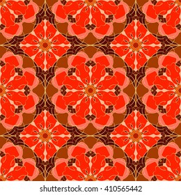 Abstract vintage pattern. Good for tiles, printing on paper and fabric.