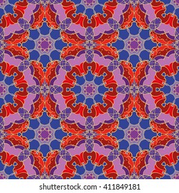 Abstract vintage pattern. Good for tiles, printing on paper and fabric.