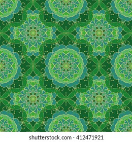 Abstract vintage pattern. Good for tiles, printing on paper and fabric.