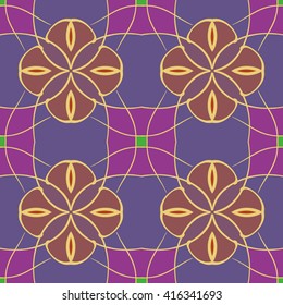Abstract vintage pattern. Good for tiles, printing on paper and fabric.
