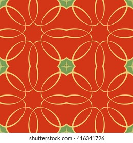 Abstract vintage pattern. Good for tiles, printing on paper and fabric.