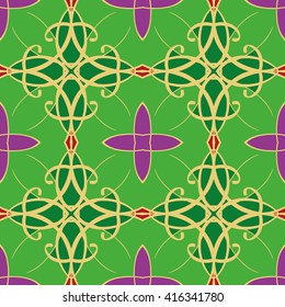 Abstract vintage pattern. Good for tiles, printing on paper and fabric.