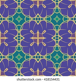 Abstract vintage pattern. Good for tiles, printing on paper and fabric.