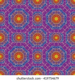 Abstract vintage pattern. Good for tiles, printing on paper and fabric.