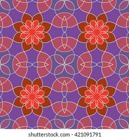 Abstract vintage pattern. Good for tiles, printing on paper and fabric.