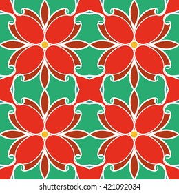 Abstract vintage pattern. Good for tiles, printing on paper and fabric.
