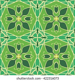 Abstract vintage pattern. Good for tiles, printing on paper and fabric.